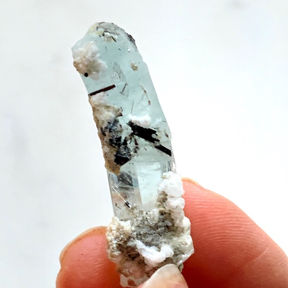 Other - Natural Aquamarine Formation with Black Tourmaline